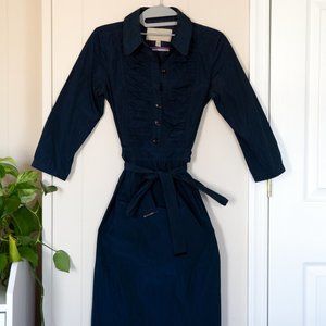 Burberry London Navy Trench Dress